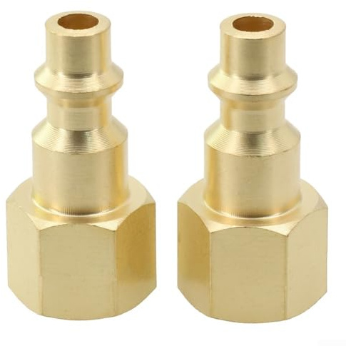 Raccord à dégagement rapide pour outils pneumatiques, fabriqué en cuivre trempé traité thermiquement, utilisation durable