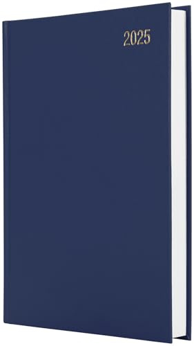 Star Note Terminplaner 2025, A4, Seite pro Tag, Tagesplaner, Marineblau