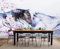 Tzxztt Brown Horse White Horse Pink Peach 3D Wallpaper Poster Restaurant Bedroom Living Room Sofa TV Decorative Wall-300cm×210cm