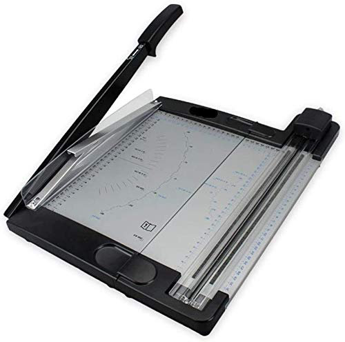 XINYUNFEI Papierschneider a4 Maschine Papierschneider, Papierschneider Papierschneider 2-in-1 Abnehmbarer Zusammenklappbarer Cutter Und Kochfeld Papier 10 Blatt Schnittbreite 330mm