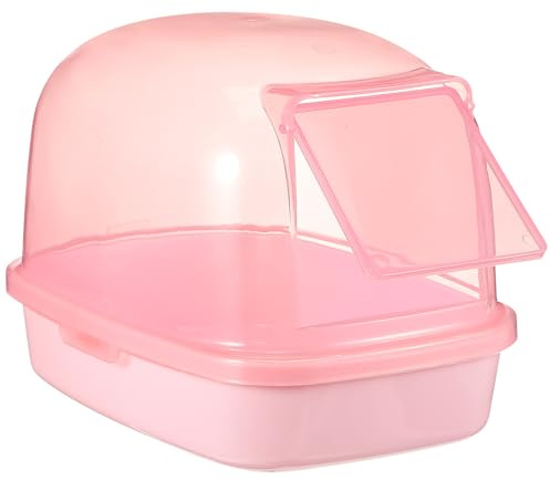 GALPADA Hamster Sandbad Box Kunststoff Sandbad Gehäuse Für Chinchilla Und Kleine Nager Mit Abnehmbarem Deckel Für Hamster Und Kleine Haustiere