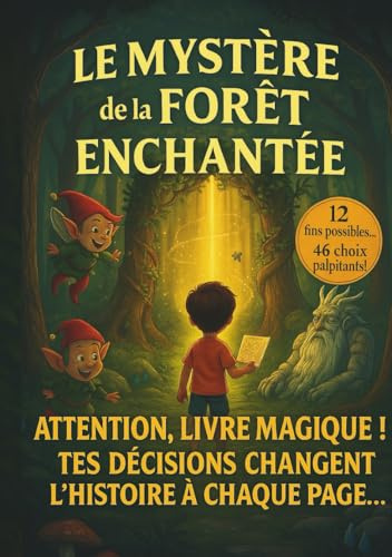 Le mystère de la forêt enchantée - Livre interactif dont TU es le héros !: ATTENTION, LIVRE MAGIQUE! TES DÉCISIONS CHANGENT L'HISTOIRE À CHAQUE PAGE ! ... interactif pour les enfants de 5 à 12 ans