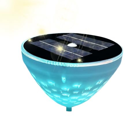 Luz de piscina LED flotante 5 modos impermeable - Luz hueca brillante para decoración de estanques de jardín | Iluminación de ambiente para el área de la piscina al aire libre de verano