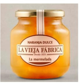 Spanish Sweet Orange Jam Bundle - Pack of 3 x 280g Glass Jars - Authentic Traditional Recipe with Real Fruit