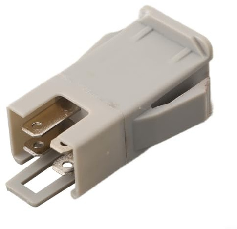 Interruttore a stantuffo per tosaerba con 4 terminali per 430-702 532176138, pezzo di ricambio in plastica per apparecchiature elettriche esterne, previene l'avvio accidentale e assicura il