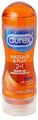 Durex Massage And Play Intensify 2 in 1 Lubricant With Gurana, 6.7 Ounce