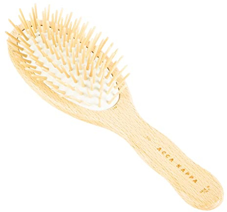 Acca Kappa Pneumatic Beech Wood Oval Brush With Wooden Pins