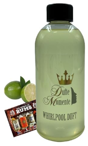 Dufte Momente | Whirlpool Duft 500ml | Cuba Sunset (Geranium, Mojito, Rum) | mit naturreinen und natürlichen ätherischen Ölen | kein Schaum | vegan und ohne Tierversuche