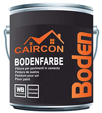 CAIRCON Bodenfarbe Betonfarbe Fußbodenfarbe Bodenbeschichtung Steinfarbe Terracotta - 5L