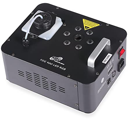 ETEC Professional FOG 900 LED RGB 3in1 DMX Vertikal-Nebelmaschine - CO2 Effekt, Geyser Nebler, Party, DJ, Halloween, Veranstaltung, Event, Bühnenbeleuchtung