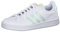 adidas Damen Grand Court Tennisschuh, FTWR Weiss/Schlaggrün/Schockgelb