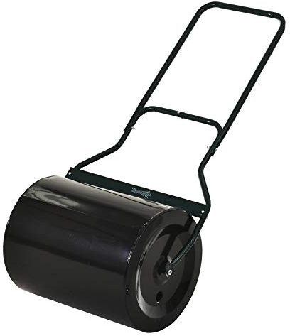 Outsunny Apisonadora de Césped para Jardín Rodillo para Césped con Capacidad de 60L Rellenable con Arena o Agua Diámetro de 50cm