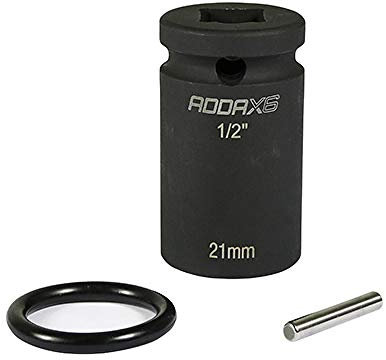 TIMCO X6 Scaffolders Short Impact Socket 21 x 52 mm - Pack 1