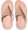 FitFlop Women's Lulu Shimmerlux Toe Post Slide Sandal, Rose Gold, 5 UK