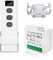 Nizirioo - Set di controllo radio per tapparelle, per tapparelle, persiane e tende da sole composto da telecomando RF + modulo ricevitore, portata fino a 100 m