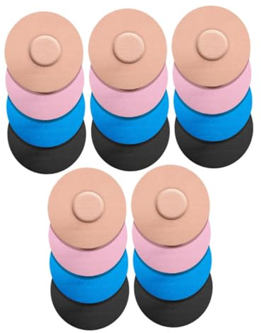 minkissy 20st Sensorpatch Hautfreundliche Sensoraufkleber Runde Sensoraufkleber Sportsensor-patches Sensorbefestigungspflaster Flecken Außensensor-patches Klebepflaster Elastischer Stoff