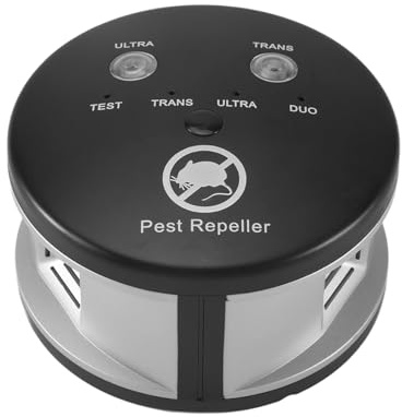 Bosiyrggrl Reple Rodent Repeller, Repeller Ultrasonic Repeller, Pressure Wave, Indoor per Topi, Ratti, Spina Europea Un 360 Gradi EU Plug