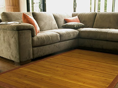 Estores Collection Tappeto Bamboo Nocciola 140 x 200 cm