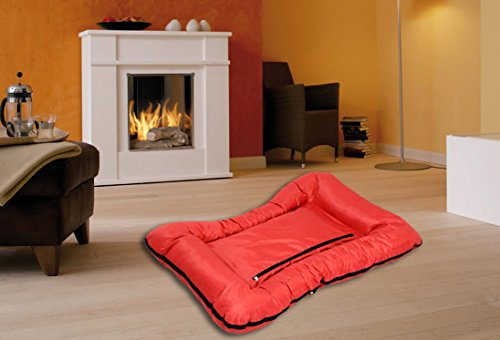 Best For Pets Hundebett mit Qualität Hundekissen Hundesofa Bello M-XXXL in vielen Farben (ROT, XXXL)