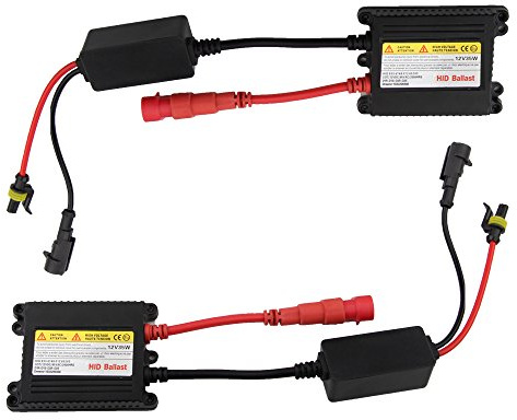 2pcs Mince Ballast Xenon HID 35W 12V Contrôle électronique Numérique Pour H1 H3 H7 H8 H9 H11 9005 9006 H4 Phare Lampe au Xénon Ampoule