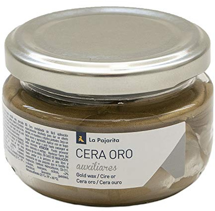 Cera Solida Metalizada Oro