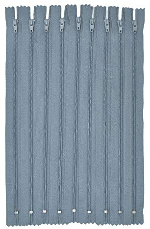 60pcs 12 Inches Nylon Coil Zippers Sewing Zippers for Tailor Sewing Crafts (Gray)