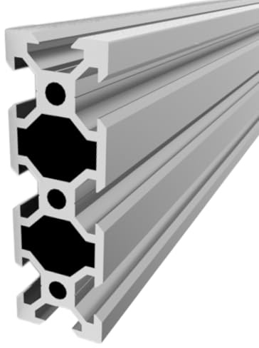 V-SLOT 2060 Silber, 200-2000mm Länge, aluminium, 20x60 V-Typ, eoxidierte Linearschiene für 3D-Drucker, ideal für Hobby-CNC-Maschinen und Laserplotter (700mm)