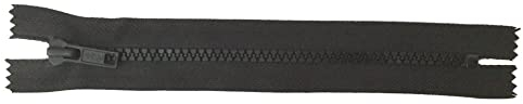 Reißverschluß Kunststoff nicht teilbar 18 cm schwarz