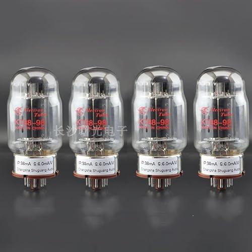 JINGERL KT88-98. Tubo del Vuoto può sostituire 6550 Amplificatore Audio Fai da Te Amtusiast del Tubo di Alta qualità HiFi. Corrispondenza Professionale for Tubi (Color : 4 PCS)