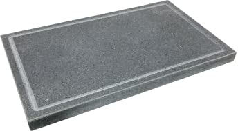 Parrilla_LAVA Grill - Piedra volcánica natural del Etna Antiadherente para horno y barbacoa (50 x 30 x 2 cm)