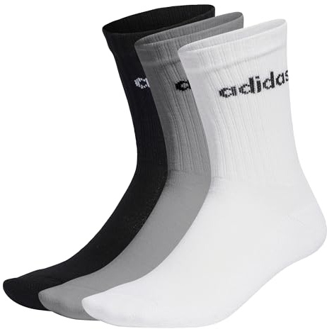 adidas Linear Crew Cushioned Socks 3 Pairs