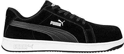 PUMA Safety Iconic Suede Black Low Sicherheitsschuh schwarz Gr. 43