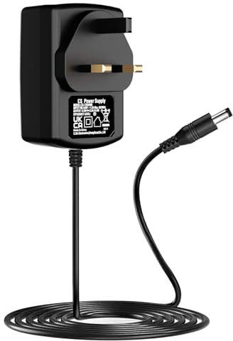 SANSCO 12V2A CCTV Camera Power Supply, AC to DC 12V Power Adapter for Security DVR Surveillance Camera System (Not Compatible with POE NVR)