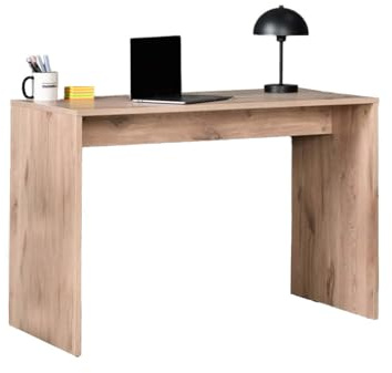 mokebo Schreibtisch klein in Eiche 'Der Produktive', auch als Computertisch & Arbeitstisch im Büro oder Kinderschreibtisch, PC Tisch oder Gaming Tisch im Kinderzimmer in 112x77x54 (B/H/T in cm)