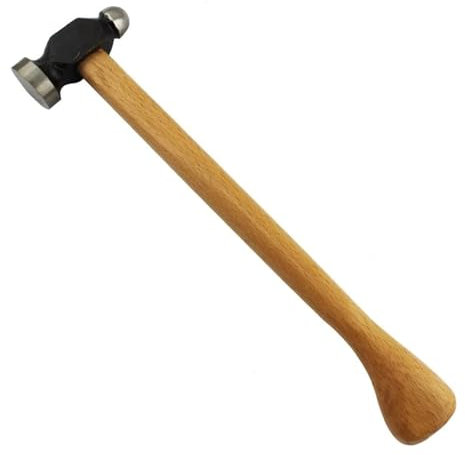 Aqxyxsw Schlichthammer mit Holzgriff, ideal for Goldschmiede und Schmiede, die Absteckwerkzeuge von guter Qualität verwenden fangzi