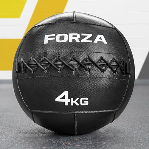 FORZA METIS Balles de Médecine « Wall Balls » [3 kg-15 kg] | Entraînement de la Force et de la Puissance | Ensembles de Balles Disponibles (4 kg)