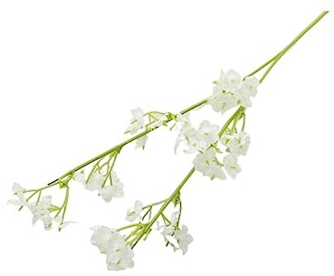 TRENIS 5PCS Artificial White Flowers Campanula Gypsophila Bouquet Lily Home Wedding