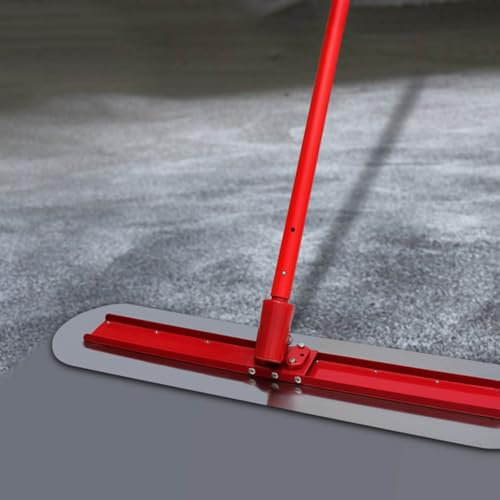 lisseuse beton avec manche Petite Taloche À Béton Avec Poignée - Truelle De Finition Pour Béton Bull Float Avec Support Pour Flotteur - Acier Inoxydable Kit D'outils Pour Taloches En Béton Pour La Fin
