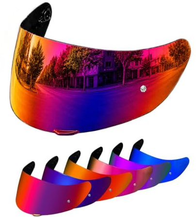 Visière K1s, visière pour Casque K1, visière teintée K3SV, écran Facial de Remplacement Compatible avec Les modèles K1, K1s, K3SV et K5, Rouge Pourpre Profond | K1 K1S K3SV K5 K5S Helmet Visor