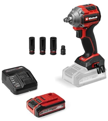 Einhell Professional Akku-Schlagschrauber TP-CW 18/260-C Li BL PXC (18 V, 260 Nm Drehmoment, Außenvierkant-Aufnahme, inkl. 4,0 Ah PLUS Akku & Ladegerät)