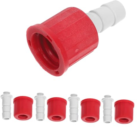 SOPOTUTU 5piezas Tapas De Botellas De Laboratorio Tapones De De Plástico Cierre Hermético para Botellas De Reactivos Conector para Tapa para De Laboratorio