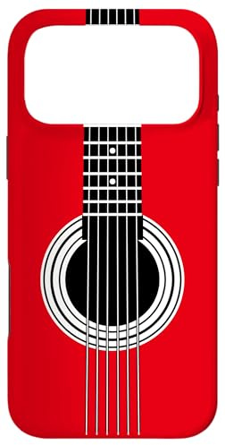 Cordes de Guitare Rouges et Trou sonore pour Amateur de Musique Coque pour iPhone 17 Pro Max