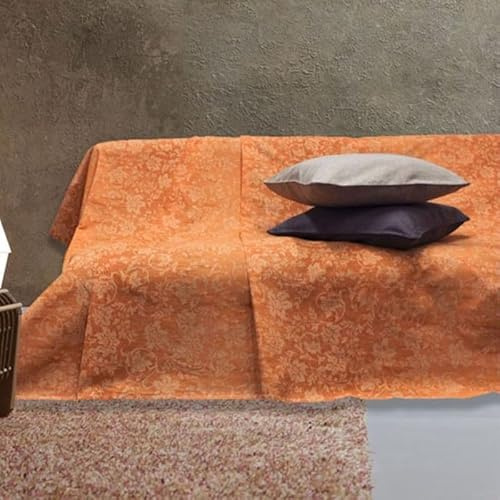 Generico FORTE - Gran Foulard per Divano Telo Copridivano 100% Cotone (260x270) Telo Copritutto Cotone Perfetta come Coperta Copriletto Matrimoniale Estivo Leggero, Fantasie Originali
