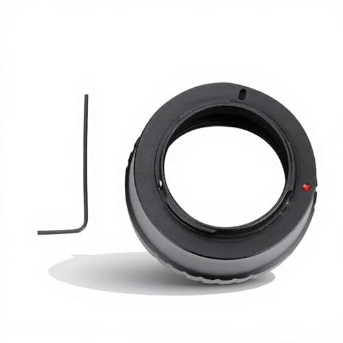 T2 M4/3 Lens Mount Adapter Ring, Telescope Adapter Ring for T2‑M4/3 Telescope Mount and Micro 4/3 G1 GF1 EP1 DSLR Lens Converter with Lens Lock Release Key for Mirrorless Camera, M42 x 0.75mm Thread