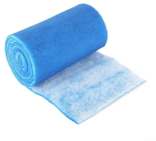Kit de filtros de ventilación – Rollo de filtro de ventilación de suelo cortado a medida para el hogar para HVAC, filtro de aire de poliéster no tejido para rejillas de ventilación, 30 cm x 230 cm