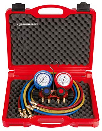 Rothenberger 170600 - Kit manometrico 2 vias 3 mangueras