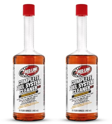 Red Line 60103 SI-1 Complete Fuel System Cleaner, Cleans and Prevents Corrosion in Fuel Systems, Cleans Injectors, Carburetors, Valve and Combustion Chamber Deposits - 15 Ounce (2 Pack)