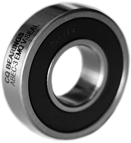 R8 2RS / R8RS Kugellager (1/2 Zoll/Inch) - 12,7x28,57x8 mm - ABEC3 Elektromotor-Qualität V2Z2 - RBRS 9R8 9RB