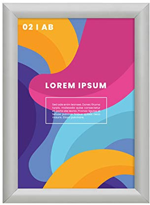 DISPLAY SALES Klapprahmen Bundle 2 Stück A4 – Aluminium Werberahmen silber, DIN A4 Posterrahmen mit UV-Schutzfolie, schneller Klappverschluss, ideal für Wandmontage & Infoschilder