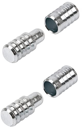 cyclingcolors 2x Möbelverbinder Metall Führungsstift Verbindungsstifte für Zargentische & Ausziehtische